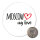 Magnet Moscow my love 59mm Kühlschrankmagnet