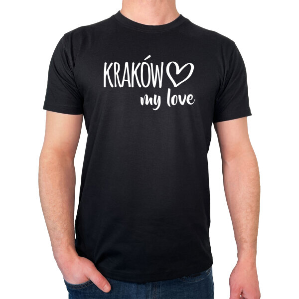 Herren T-Shirt Kraków my love Größe S-3XL