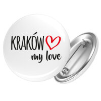 Button Kraków my love Anstecker