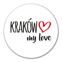 Aufkleber Kraków my love 10cm Sticker