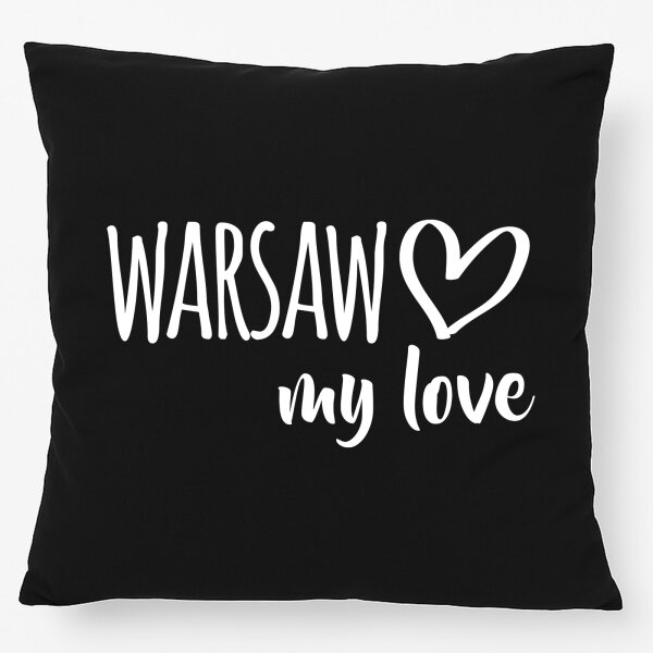 Kissen Warsaw my love 40x40cm