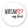 Aufkleber Warsaw my love 10cm Sticker