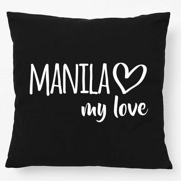 Kissen Manila my love 40x40cm