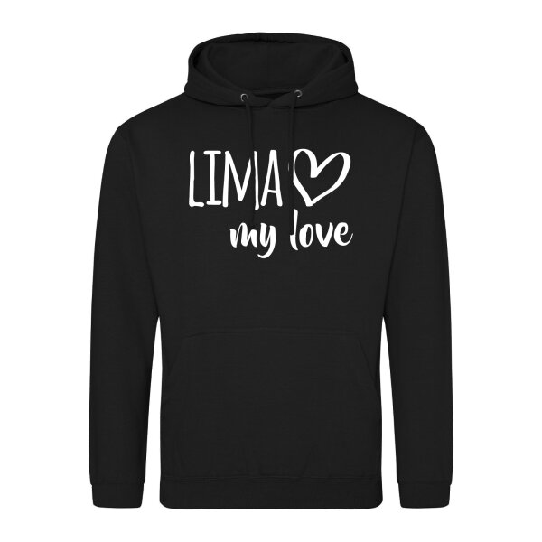 Unisex Hoodie Lima my love Größe S-3XL