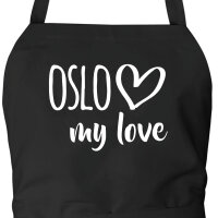 Schürze Oslo my love