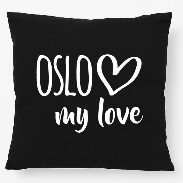 Kissen Oslo my love 40x40cm