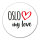 Aufkleber Oslo my love 10cm Sticker