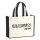Jutetasche Kuala Lumpur my love 21 Liter Black