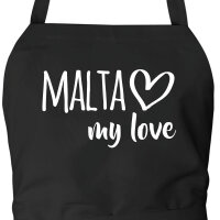 Schürze Malta my love