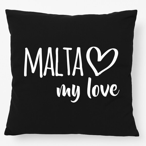 Kissen Malta my love 40x40cm
