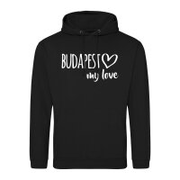 Unisex Hoodie Budapest my love Größe S-3XL
