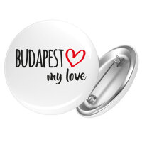 Button Budapest my love Anstecker