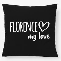 Kissen Florence my love 40x40cm
