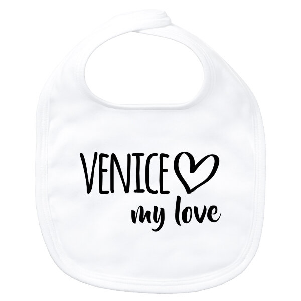 Baby Lätzchen Venice my love Klettverschluss