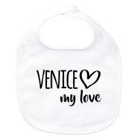 Baby Lätzchen Venice my love Klettverschluss
