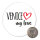 Magnet Venice my love 59mm Kühlschrankmagnet