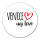 Aufkleber Venice my love 10cm Sticker