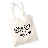Jutebeutel Rome my love 10 Liter