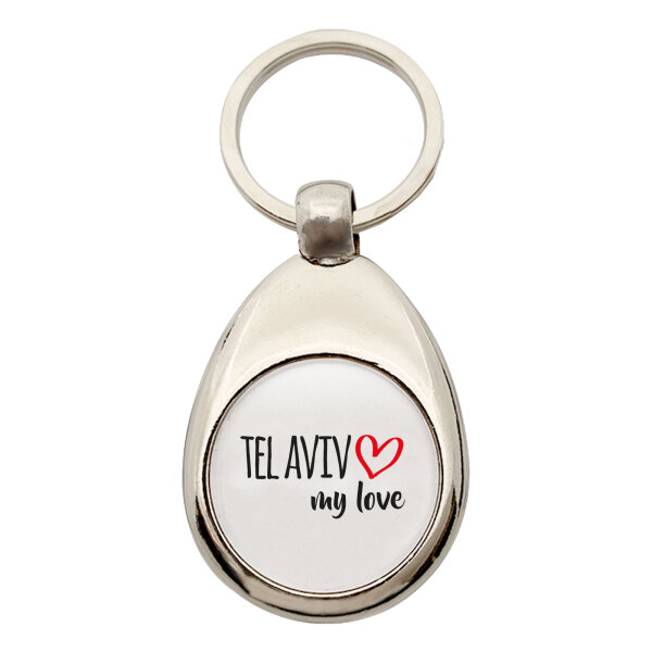 Schlüsselanhänger Tel Aviv my love
