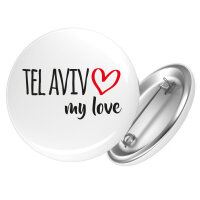 Button Tel Aviv my love Anstecker