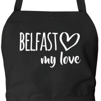 Schürze Belfast my love