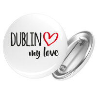 Button Dublin my love Anstecker
