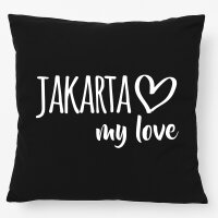 Kissen Jakarta my love 40x40cm
