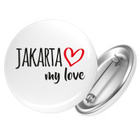 Button Jakarta my love Anstecker