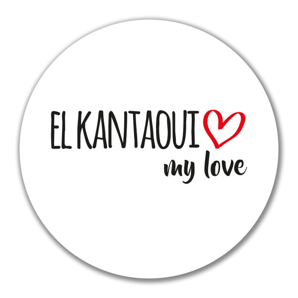 Aufkleber El Kantaoui my love 10cm Sticker