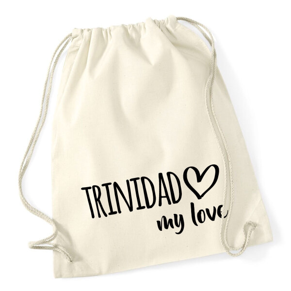 Turnbeutel Trinidad my love 12 Liter