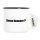 Emaille Tasse Deine Nummer? Schriftzug 300ml Vintage Emaille Becher