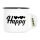 Emaille Tasse Happy Herzen 300ml Vintage Emaille Becher