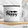 Emaille Tasse Happy Herzen 300ml Vintage Emaille Becher