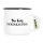 Emaille Tasse Bin kurz (W)Einkaufen Schriftzug 300ml Vintage Emaille Becher