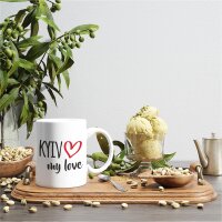 Kaffeetasse Kyiv my love Weiß 330ml