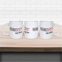 Kaffeetasse Kharkiv my love Weiß 330ml