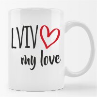 Kaffeetasse Lviv my love Weiß 330ml