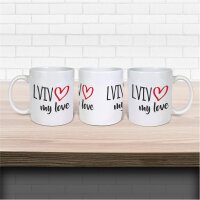 Kaffeetasse Lviv my love Weiß 330ml