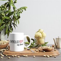 Kaffeetasse Mykolaiv my love Weiß 330ml