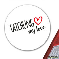 Aufkleber Taichung my love 10cm Sticker