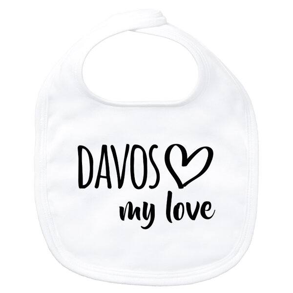 Baby Lätzchen Davos my love Klettverschluss