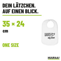 Lätzchen Davos my love, doppellagig