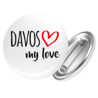 Button Davos my love Anstecker