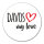 Aufkleber Davos my love 10cm Sticker