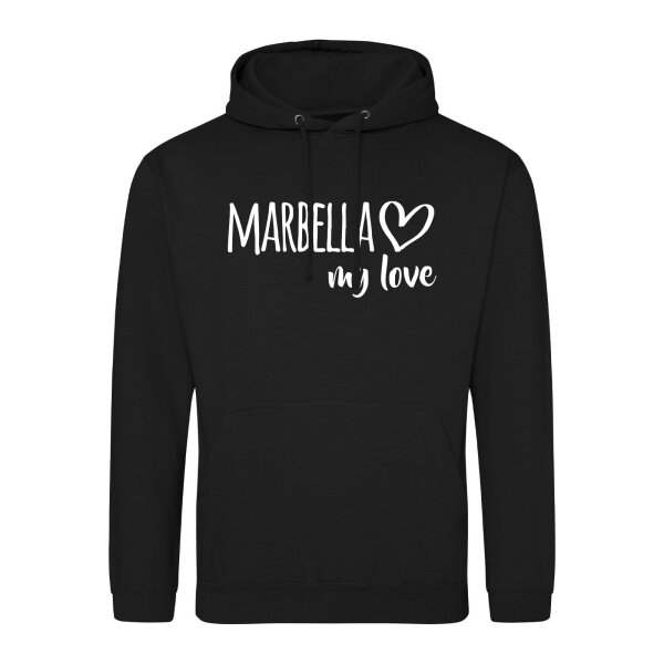 Unisex Hoodie Marbella my love Größe S-3XL