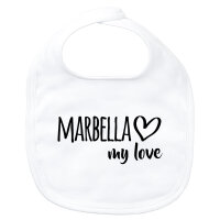 Baby Lätzchen Marbella my love