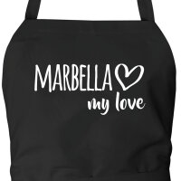 Schürze Marbella my love