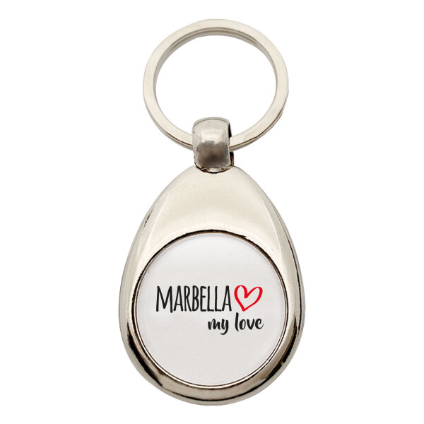 Schlüsselanhänger Marbella my love