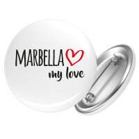 Button Marbella my love Anstecker