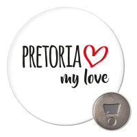 Magnet Pretoria my love 59mm Kühlschrankmagnet...